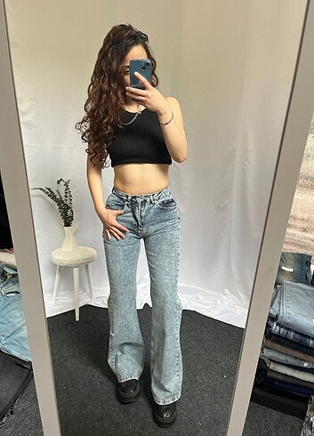 Straight WideLeg Baggy İhraç Fazlası Y2K Kot Jean