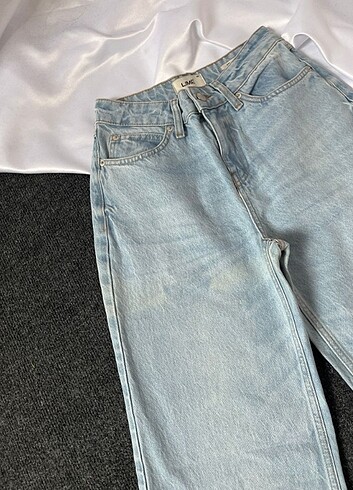 xs Beden mavi Renk Straight WideLeg Baggy İhraç Fazlası Y2K Kot Jean