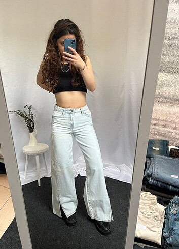 Zara Straight WideLeg Baggy İhraç Fazlası Y2K Kot Jean