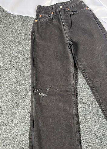 xs Beden Straight WideLeg Baggy İhraç Fazlası Y2K Kot Jean