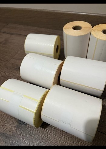 Yapışkanlı etiket bant Rulosu 8'li Set - Görsel 3