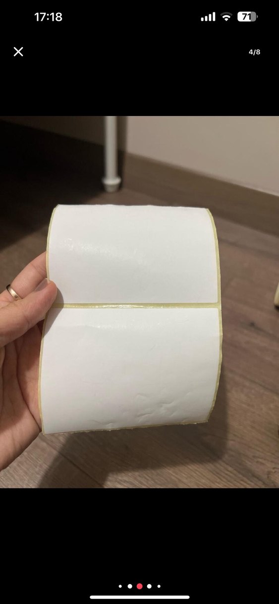 Yapışkanlı etiket bant  Rulosu 8'li Set - Görsel 4