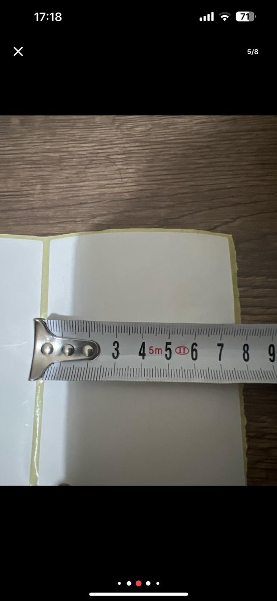 Yapışkanlı etiket bant  Rulosu 8'li Set - Görsel 5