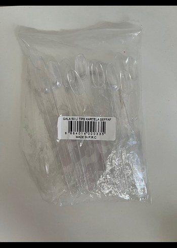 Şeffaf Tırnak Renk Kartelası Halkalı - Görsel 2