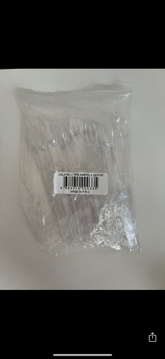 Şeffaf Tırnak Renk Kartelası Halkalı - Görsel 2