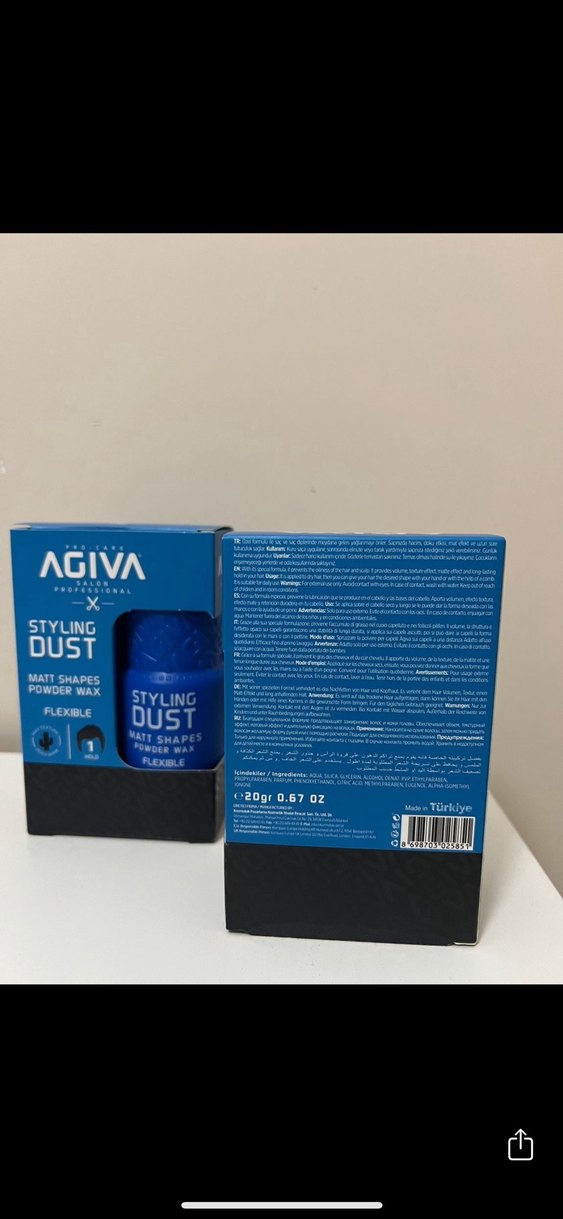 Agiva Styling Dust Mat Toz Wax 1 No - Görsel 2