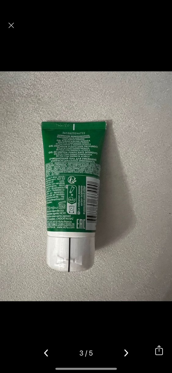 Vichy Normaderm Yoğun Temizleyici Jel - Görsel 3