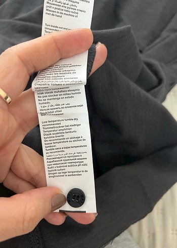 Düğmeli Gri Erkek Uzun Kollu Tişört - Görsel 8