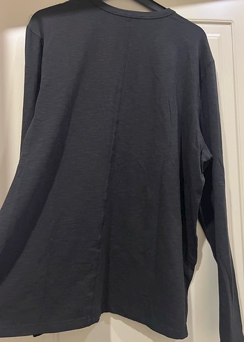 Düğmeli Gri Erkek Uzun Kollu Tişört - Görsel 4