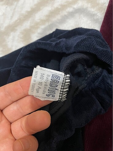 11-12 Yaş Beden bordo Renk 3 adet kız çocuk taytı
