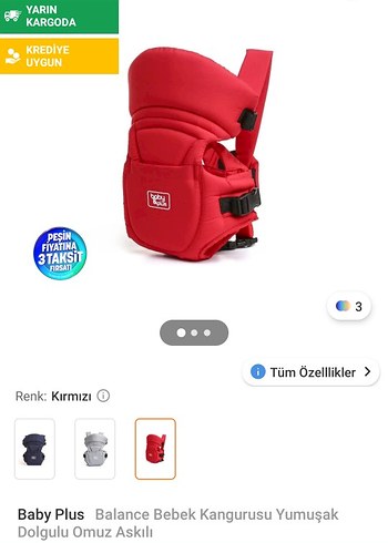 Pembe Baby Plus Bebek Taşıyıcı - Görsel 5