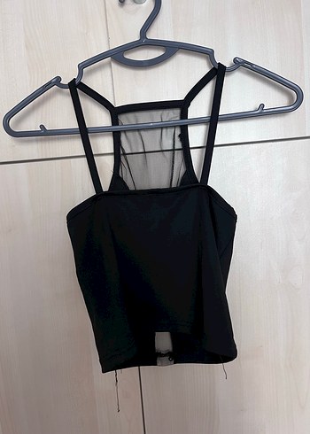 Siyah Strappy Mini Bustiyer - Görsel 3