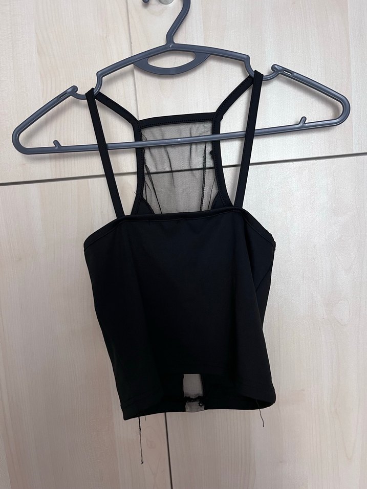 Siyah Strappy Mini Bustiyer - Görsel 3