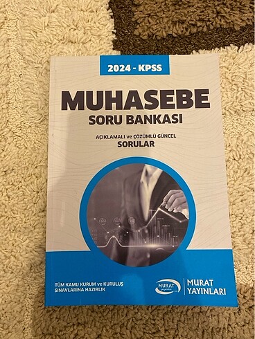 KPSS A grubu MUHASEBE soru bankası Murat Yayınları