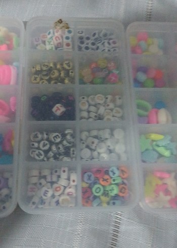 Renkli boncuk taki Süslemeleri Seti - Görsel 5