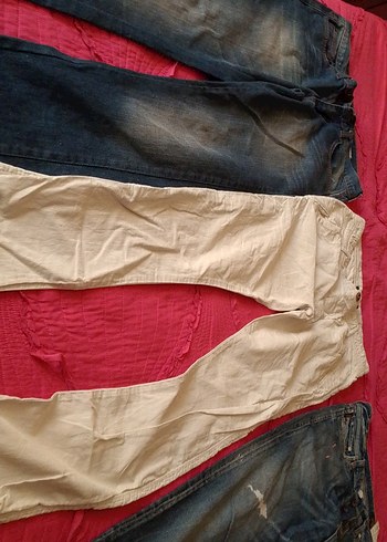 Zara Rahat Ve Sik Denim Keten Pantolonlar 40 30 Beden Araliginda