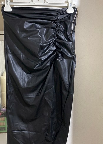 Siyah Drapeli Uzun Gotik Etek - Görsel 2