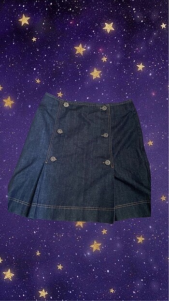 oasis vintage denim etek