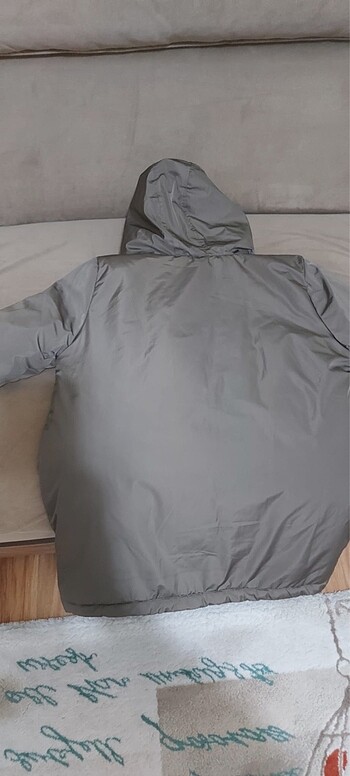 11-12 Yaş Beden haki Renk Erkek çocuk parka