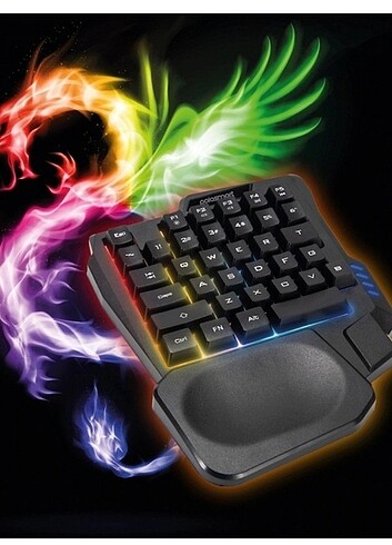 Diğer Polosmart PGS202 Kablolu RGB Oyuncu Mini Klavye