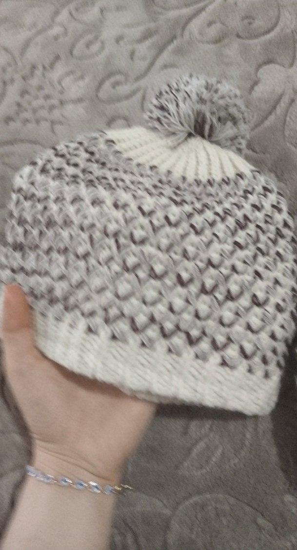 kadın yünlü boyunluk şapka ikili takım atkı şapka - Görsel 2