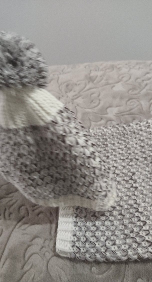 kadın yünlü boyunluk şapka ikili takım atkı şapka - Görsel 5