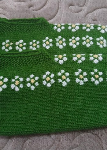 kadın kışlık el emeği patik - Görsel 2