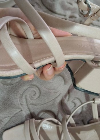 kadın topuklu ayakkabı, sandalet topuklu ayakkabı - Görsel 2