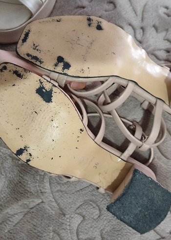 kadın topuklu ayakkabı, sandalet topuklu ayakkabı - Görsel 6