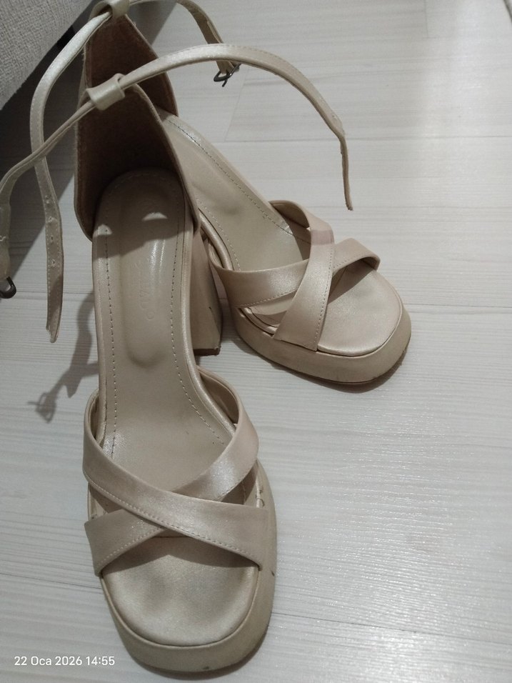 topuklu ayakkabı yüksek topuk, gelin ayakkabısı - Görsel 5