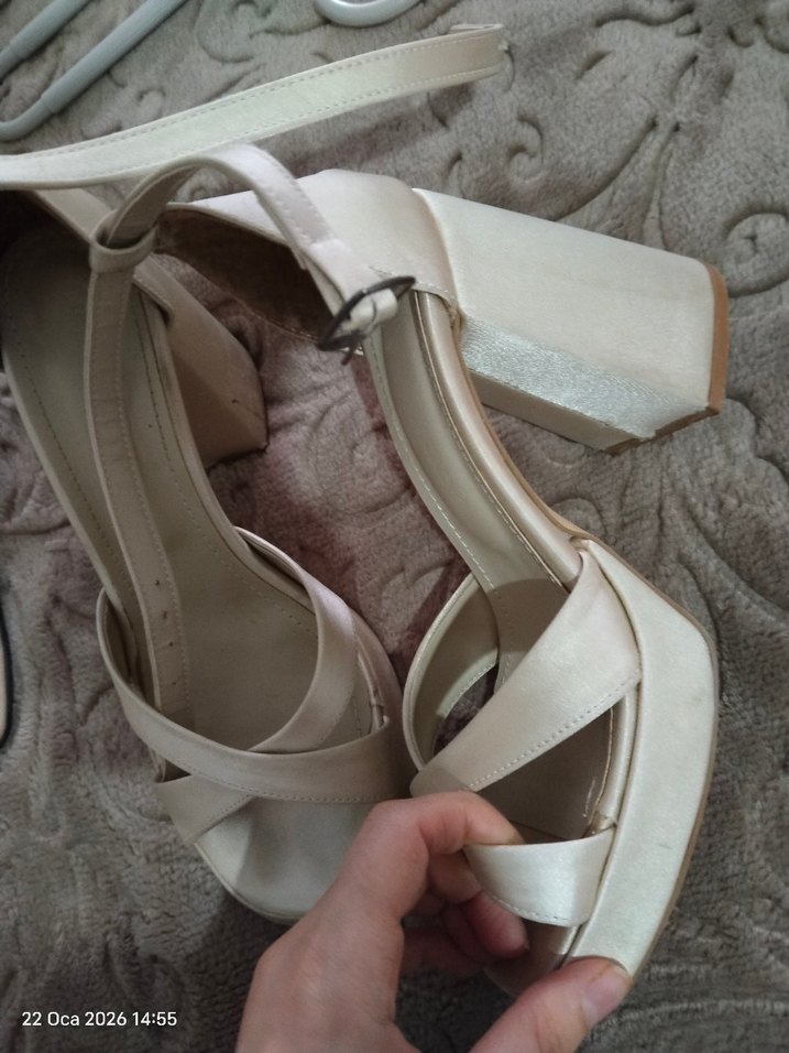 topuklu ayakkabı yüksek topuk, gelin ayakkabısı - Görsel 2