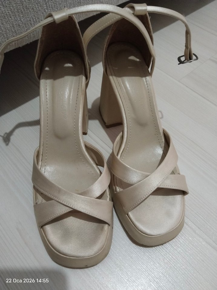 topuklu ayakkabı yüksek topuk, gelin ayakkabısı - Görsel 4