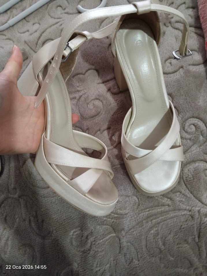 topuklu ayakkabı yüksek topuk, gelin ayakkabısı - Görsel 3