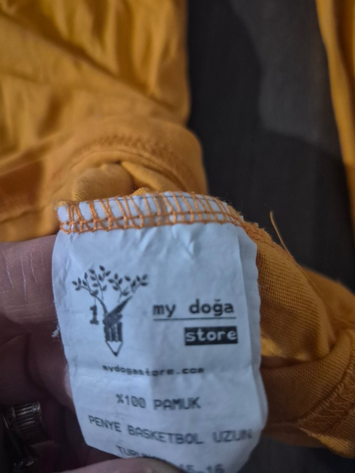 Sarı Uzun Kollu Kız Tişörtü - Görsel 5