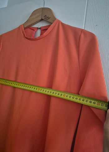 Turuncu Bohem Salaş Uzun Elbise - Görsel 3