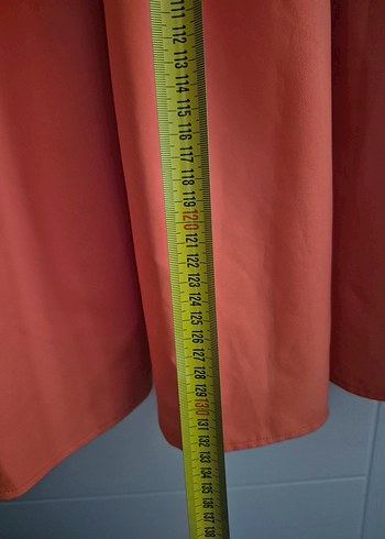 Turuncu Bohem Salaş Uzun Elbise - Görsel 4