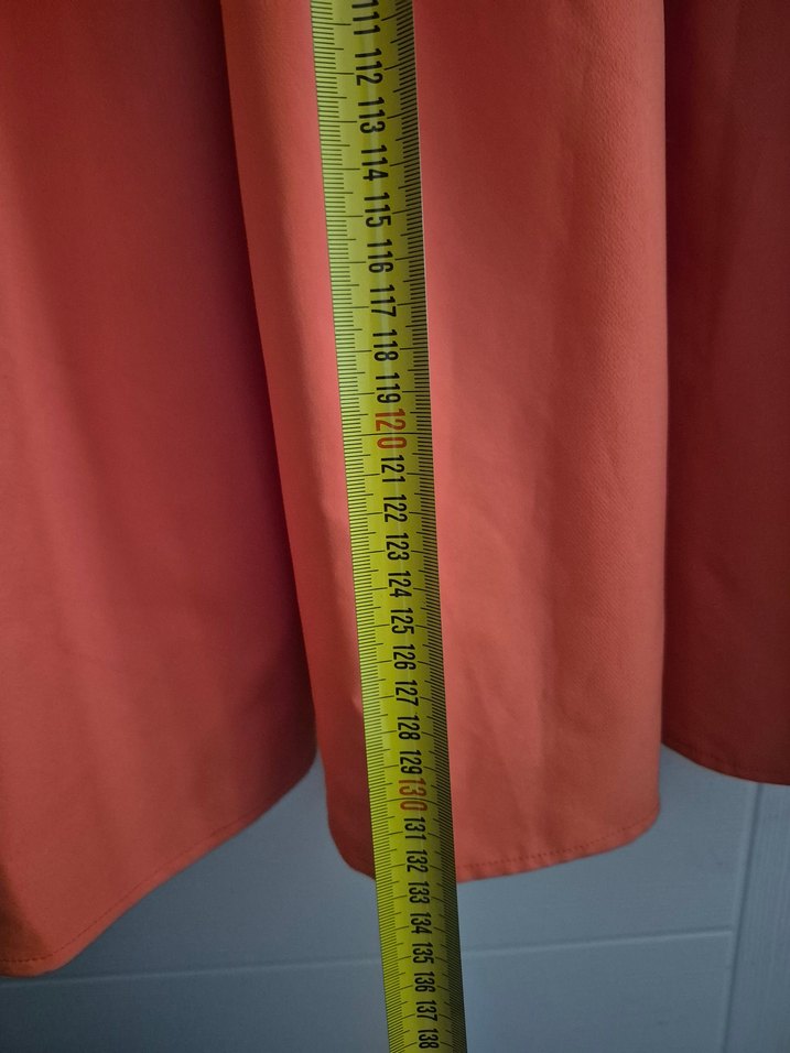 Turuncu Bohem Salaş Uzun Elbise - Görsel 4