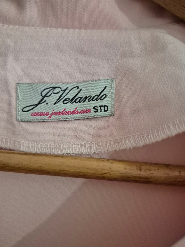 Pembe Uzun Kadın Ofis Kabanı - Görsel 3