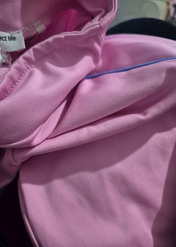 Kız Çocuk Pembe Streç Street Wear Şort - Görsel 7