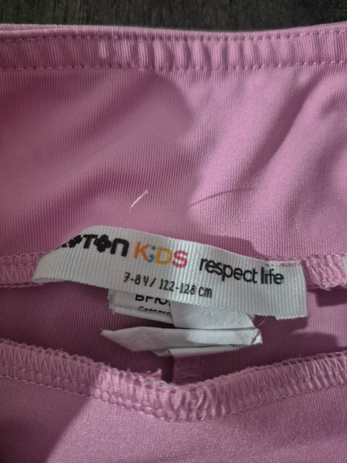 Kız Çocuk Pembe Streç Street Wear Şort - Görsel 2