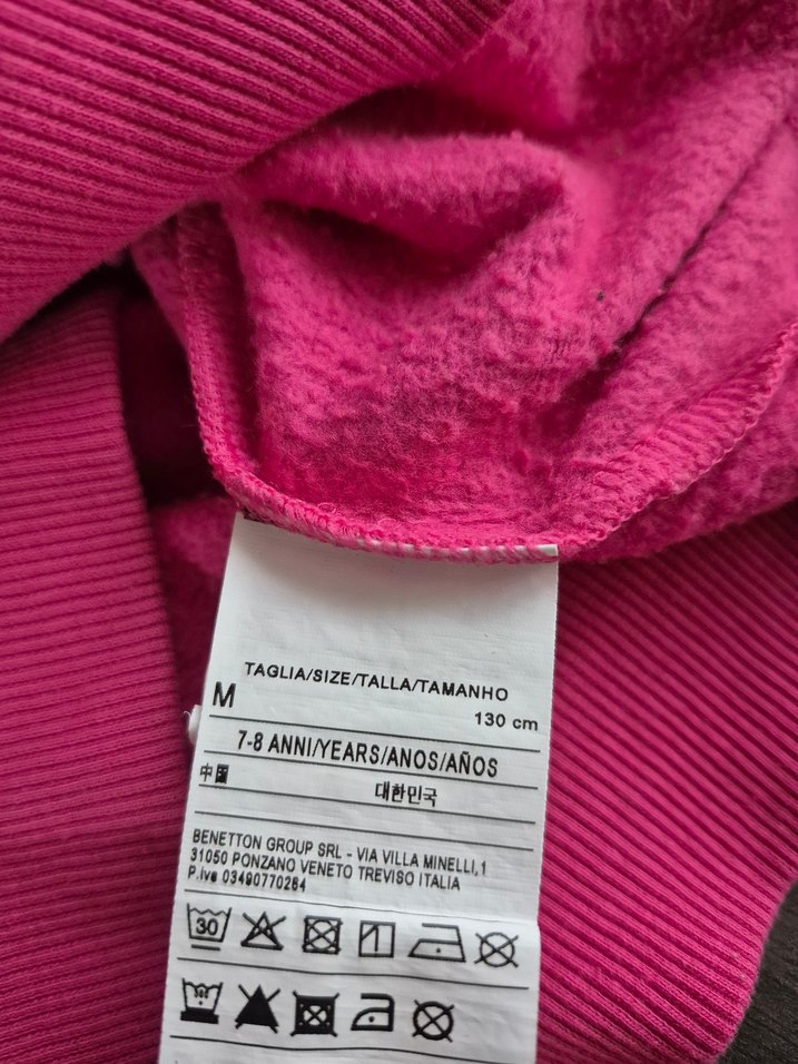 Kız Çocuk Pembe Kapüşonlu Fermuarlı Sweatshirt - Görsel 5