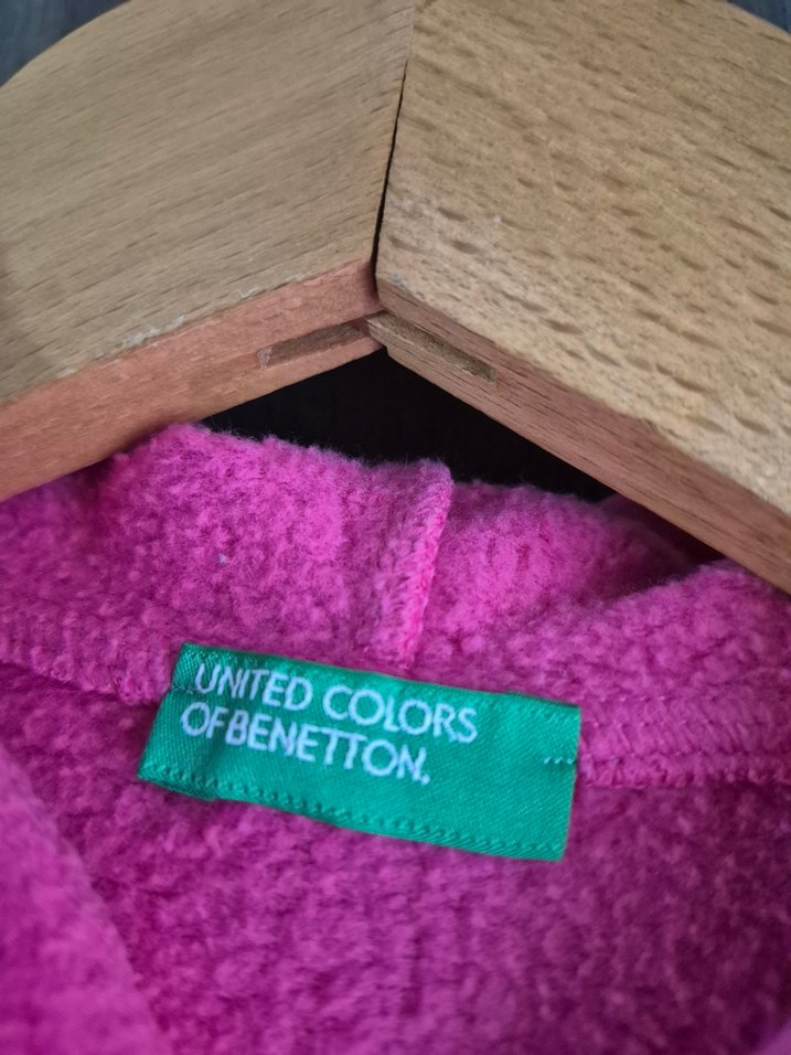 Kız Çocuk Pembe Kapüşonlu Fermuarlı Sweatshirt - Görsel 4