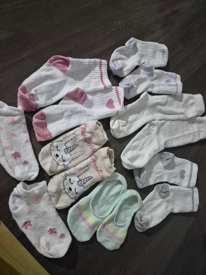 Kız Çocuk Pamuklu Çorap Seti - Görsel 2