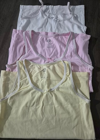 Çocuk İçlik Atlet Seti Pastel Renklerde - Görsel 4