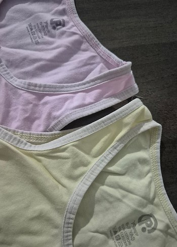 Çocuk İçlik Atlet Seti Pastel Renklerde - Görsel 2