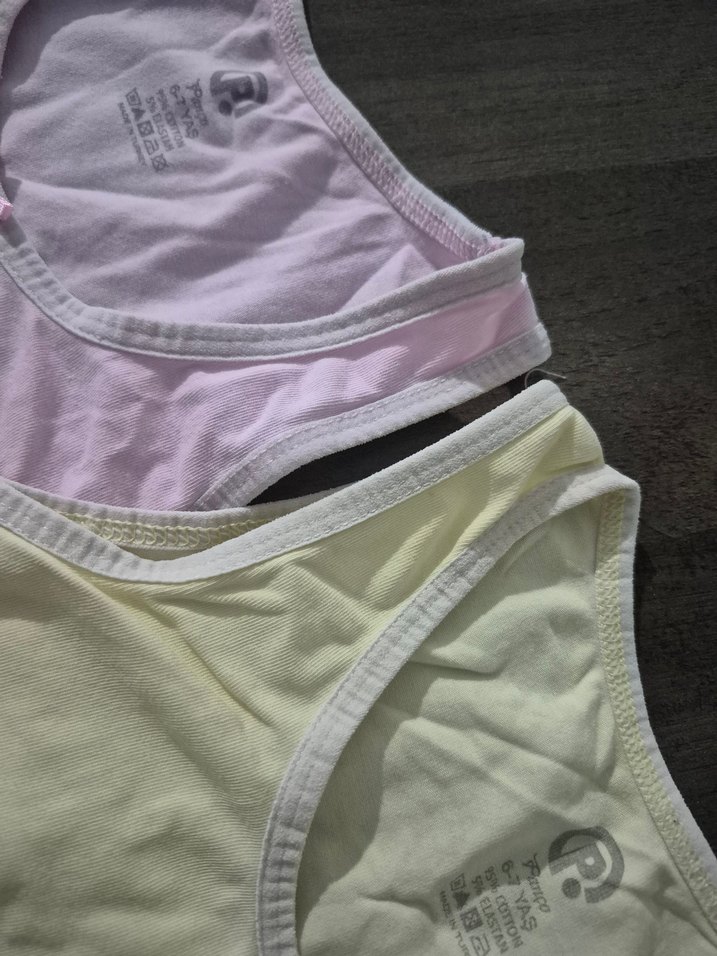 Çocuk İçlik Atlet Seti Pastel Renklerde - Görsel 2