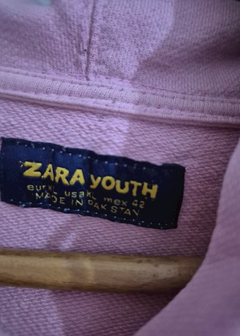 Renkli Baskılı Kapüşonlu Kadın Sweatshirt - Görsel 3