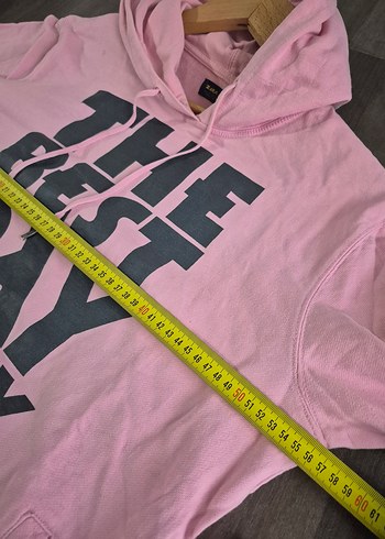 Renkli Baskılı Kapüşonlu Kadın Sweatshirt - Görsel 4