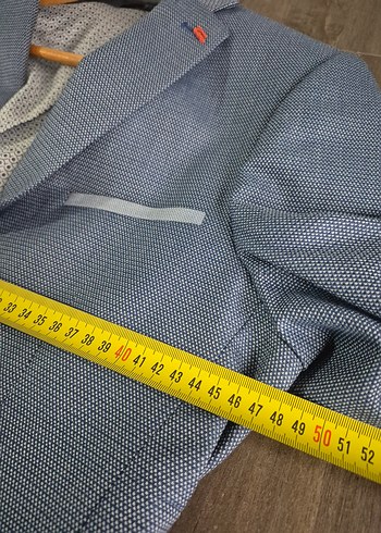 Erkek Mavi Regular Fit Ceket - Görsel 6