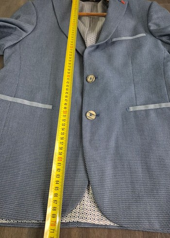 Erkek Mavi Regular Fit Ceket - Görsel 7